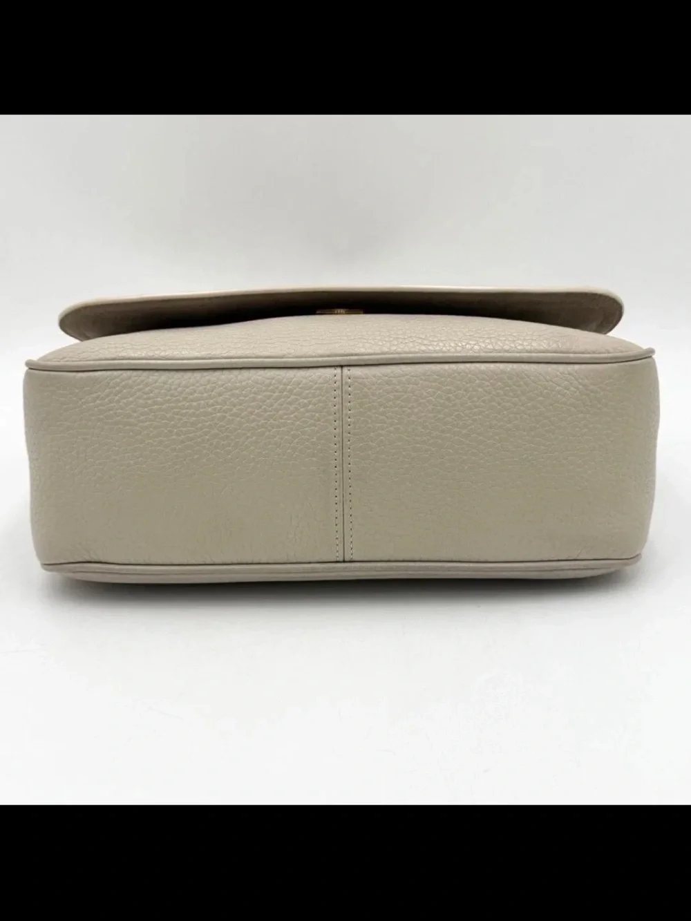 Mulberry Small Neutral Pebble Leather Satchel with Gold Hardware